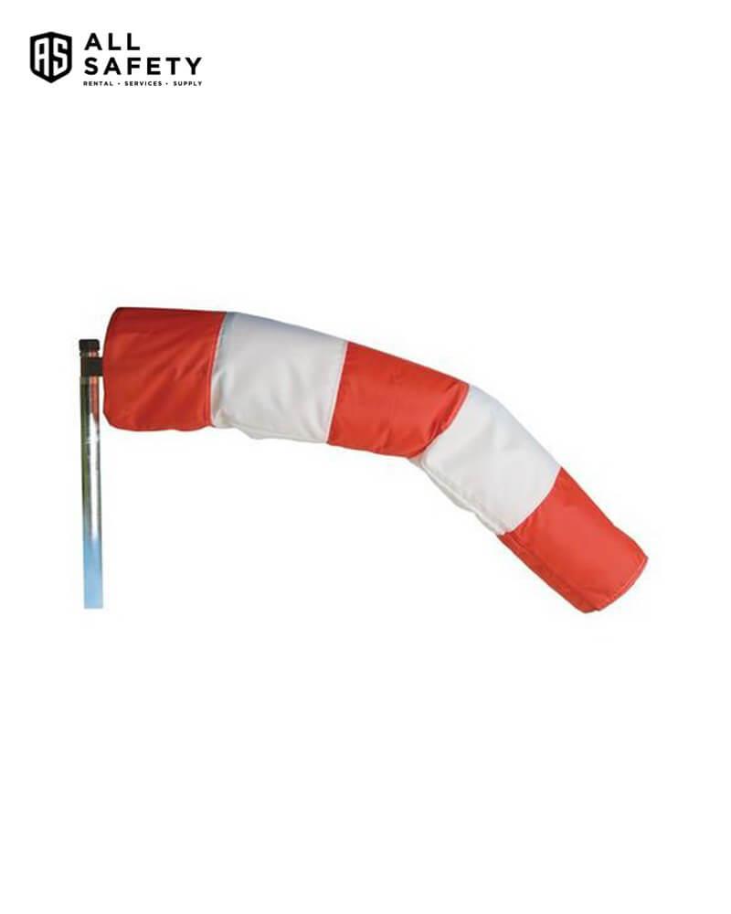 Windzak Ø30X150CM Rood/Wit